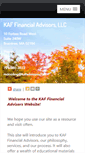 Mobile Screenshot of kaffinancialadvisors.com